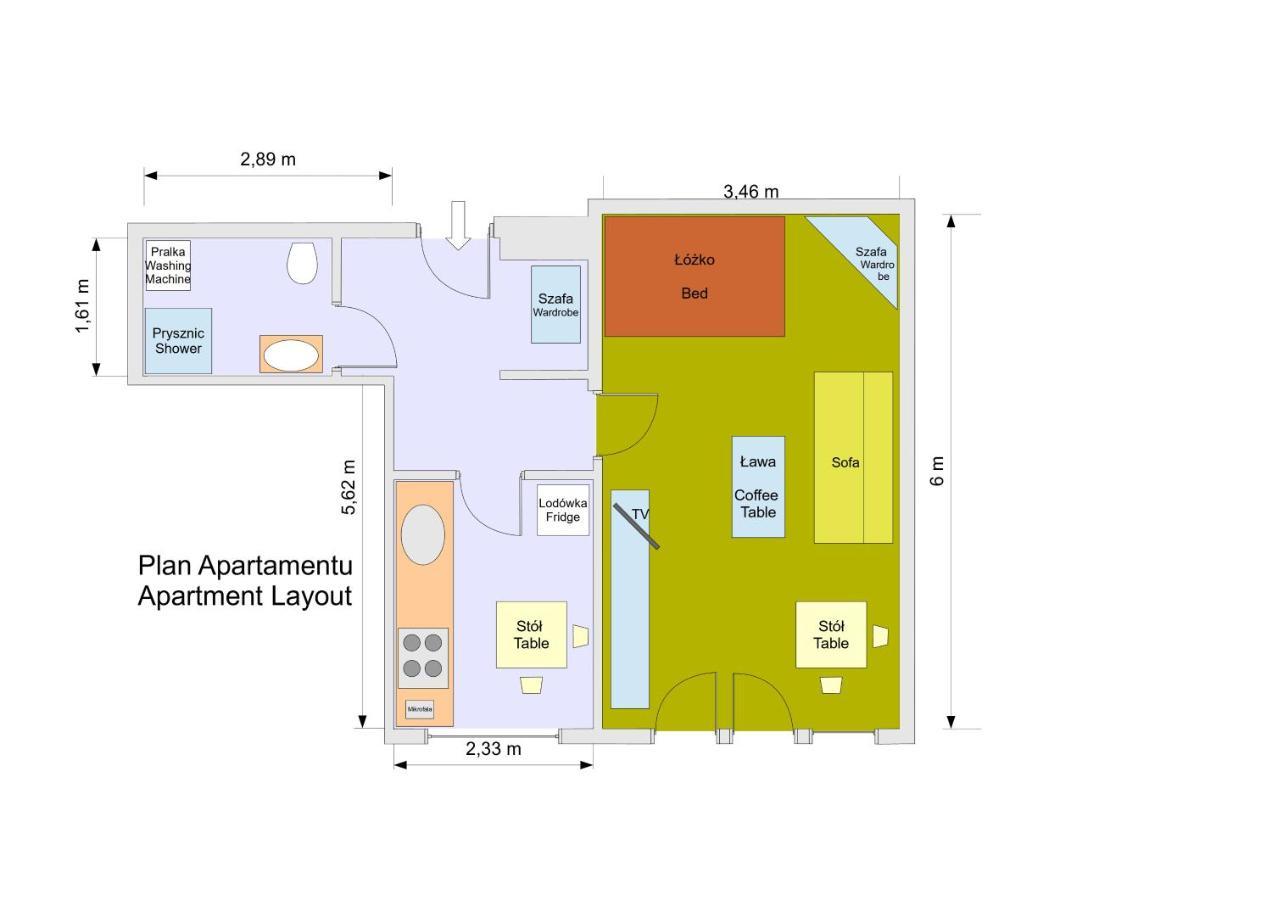Apartment Amur كراكوفيا المظهر الخارجي الصورة
